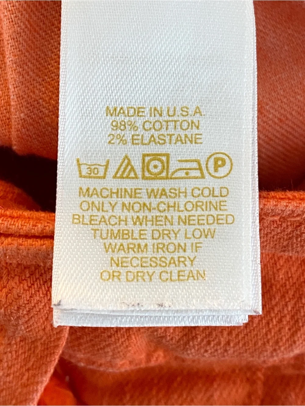 Kate Spade Womens Perry Street Jeans 27 Orange Play Hooky Chic Preppy